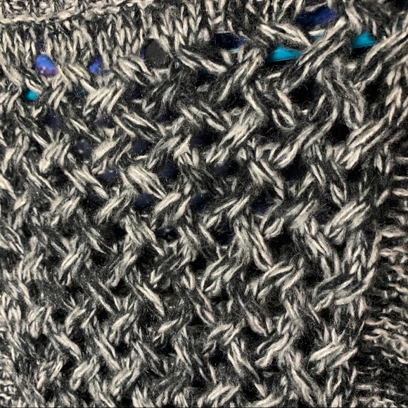 Foreign Exchange- Oversized Sheer Knit Sweater S - Picture 8 of 10